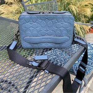EUC Coach Charter Crossbody Bag (Denim)